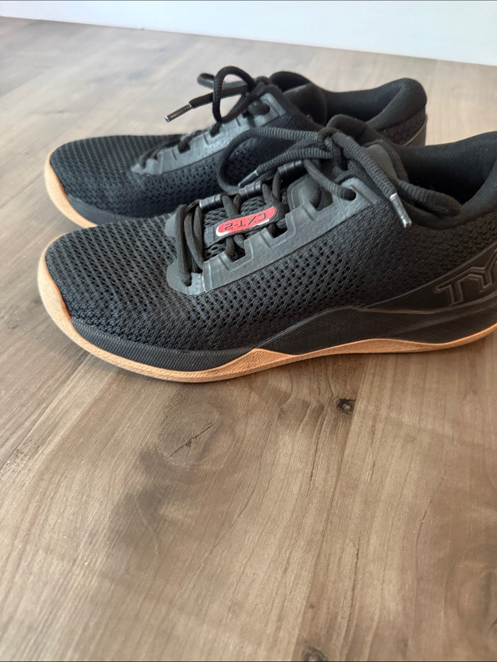 TYR Black Athletic Shoes with Tan Outsole